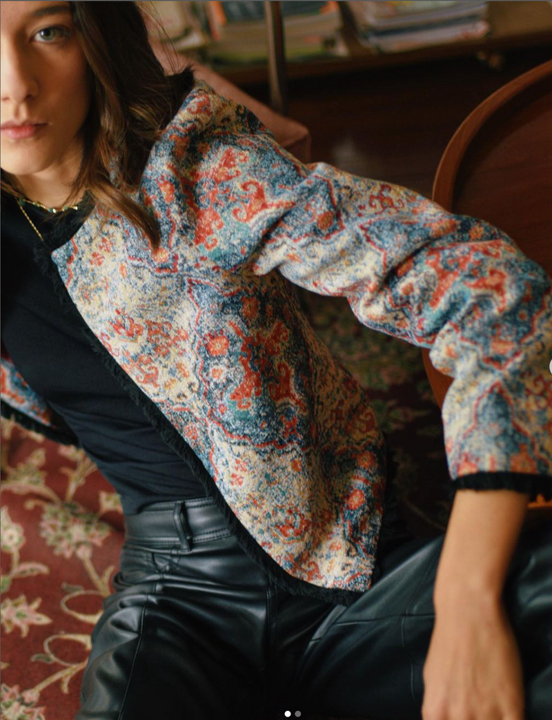 ISABEL JACKET ARABESQUE BLUE