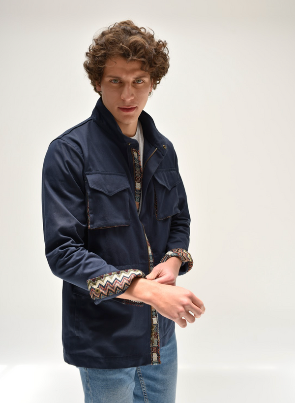 Ralph Men's Field Jacket Blue Navy