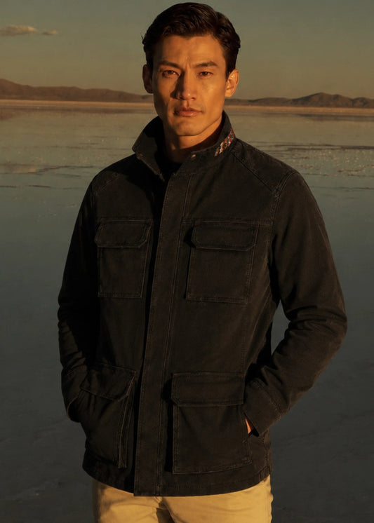 CHAQUETA FIELD REGULAR TUCSON NEGRO  MULTICOLOR
