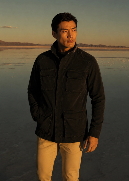 CHAQUETA FIELD REGULAR TUCSON NEGRO  MULTICOLOR