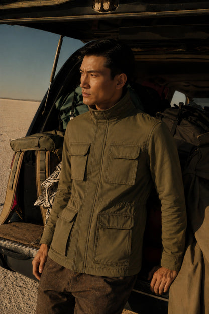 CHAQUETA FIELD REGULAR TUCSON VERDE  MULTICOLOR