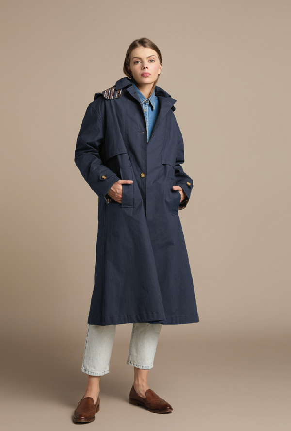 Trench coat navy Unku