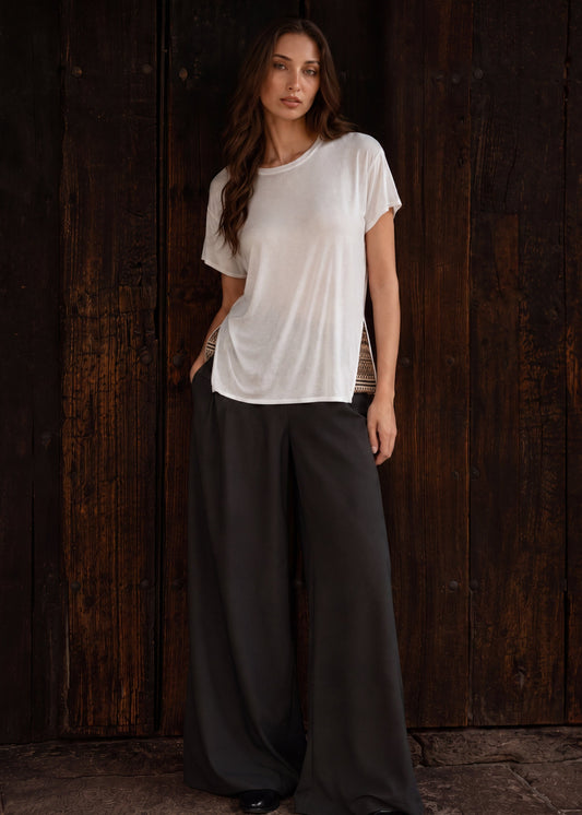 CAMISETA CUELLO REDONDO OVERSIZE BAHAMAS BLANCO UYUNI