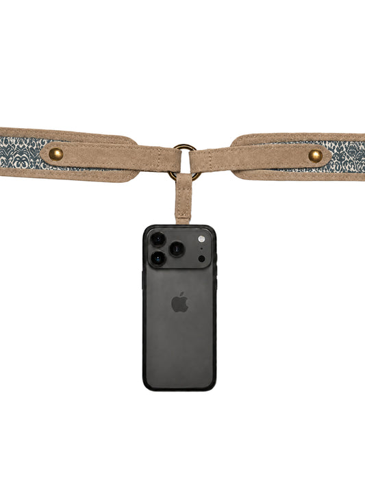 ACCESORIO STRAP REGULAR CRETA CAQUI INDIA BLUE
