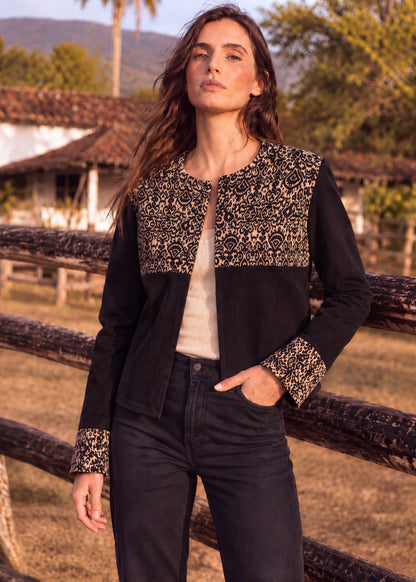 CHAQUETA CLÁSICA REGULAR MADRID NEGRO INDIA NEGRO