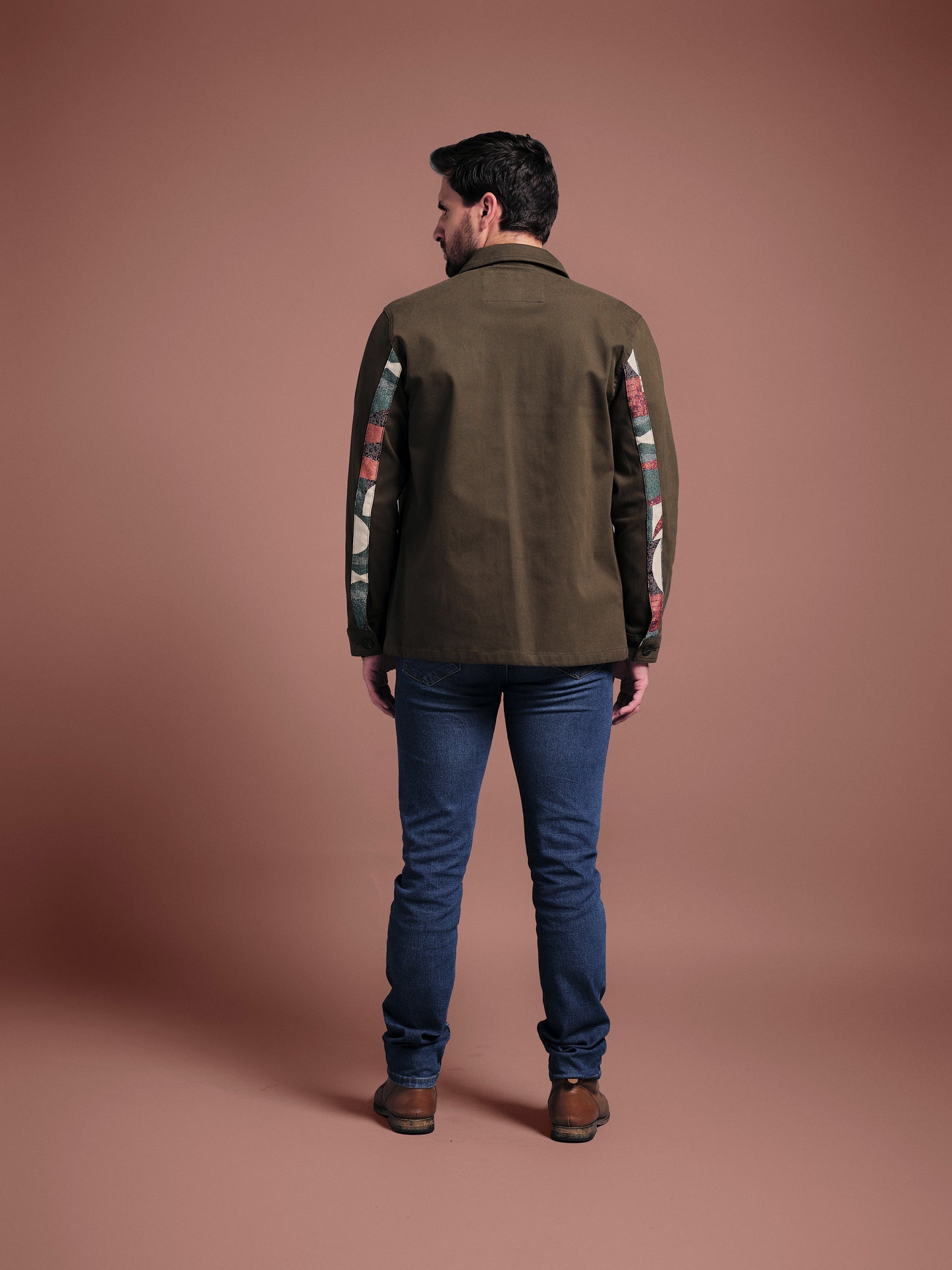 WORK JACKET REGULAR BROOKLYN OLIVE GREEN COLORS