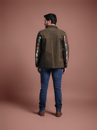 WORK JACKET REGULAR BROOKLYN OLIVE GREEN COLORS
