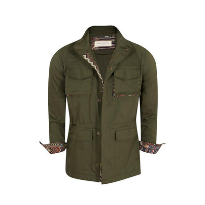 CHAQUETA FIELD REGULAR NASHVILLE VERDE OLIVA MULTICOLOR