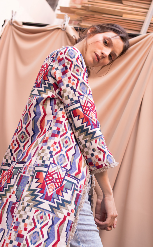 EVA COAT BLUE