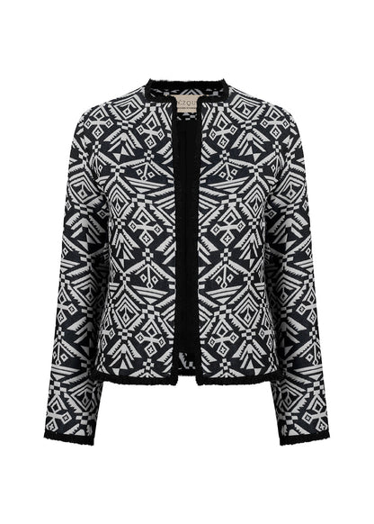 CHAQUETA CLÁSICA REGULAR BURGOS NEGRO TRIBAL BLACK