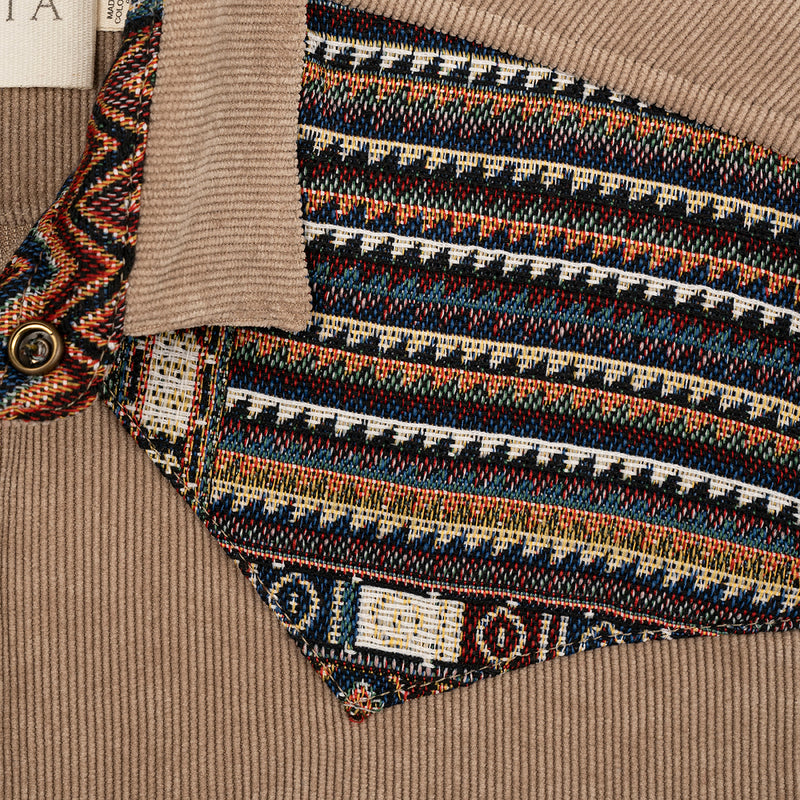 Maki Corduroy Shirt Khaki