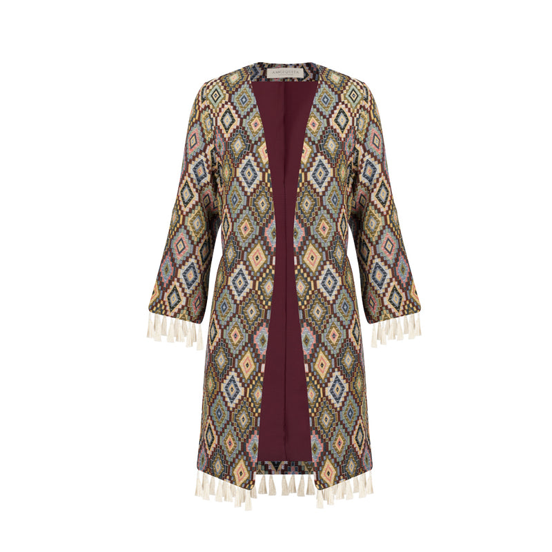 EVA COAT OLIVE GREEN