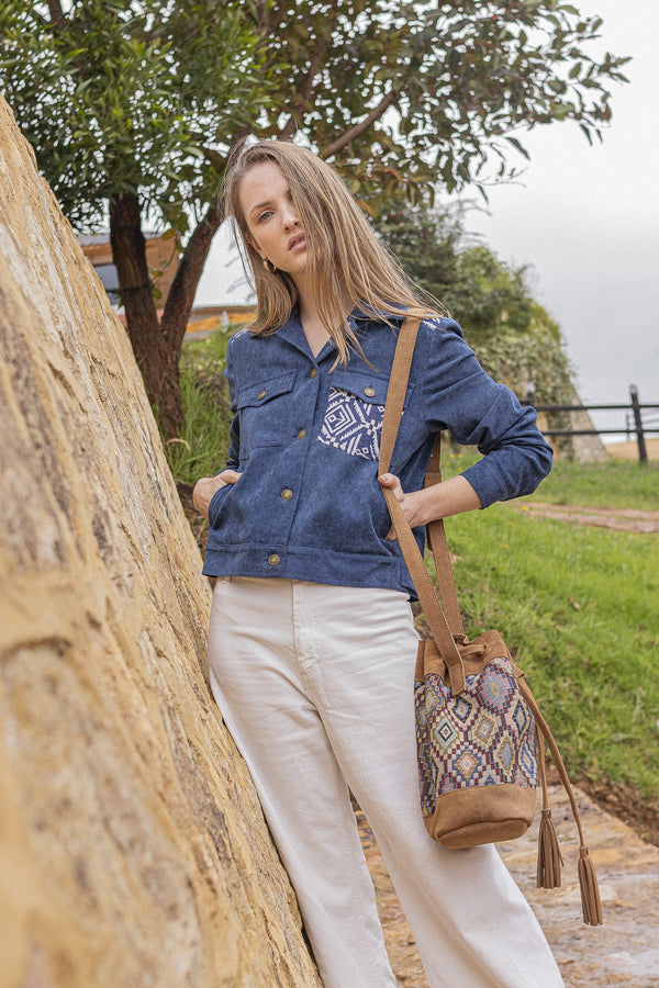 KYRA CORDUROY NAVY BLUE