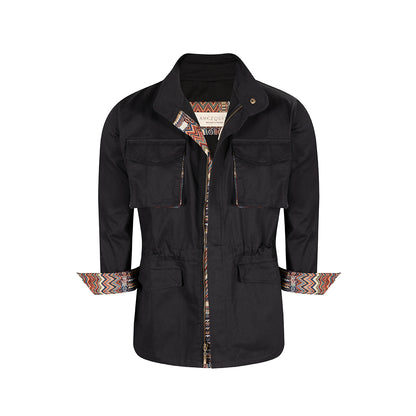 CHAQUETA FIELD REGULAR NASHVILLE NEGRO MULTICOLOR