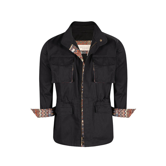 CHAQUETA FIELD REGULAR NASHVILLE NEGRO MULTICOLOR