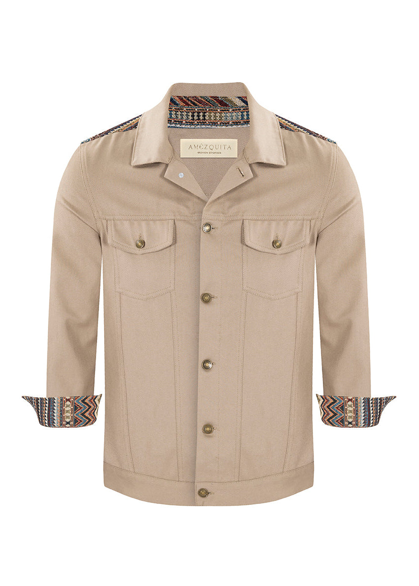 CHAQUETA CRUISE REGULAR OSLO CAQUI MULTICOLOR