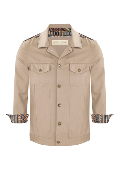 CHAQUETA CRUISE REGULAR OSLO CAQUI MULTICOLOR