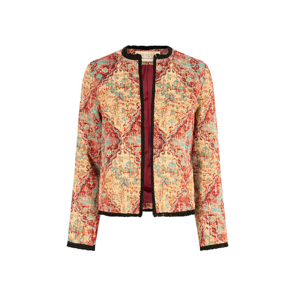 ISABEL JACKET ARABESQUE RED