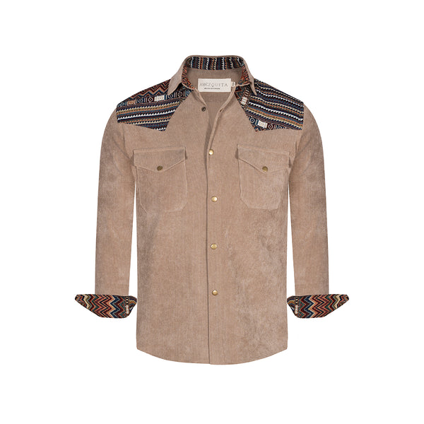 Bob Corduroy Men's Shirt TAN