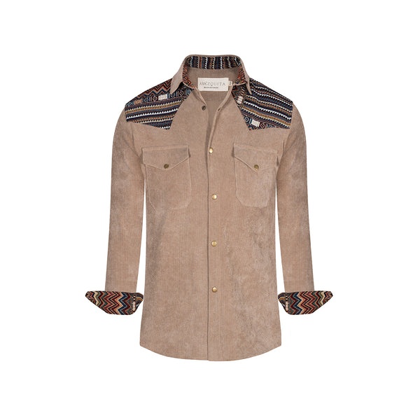 Maki Corduroy Shirt Khaki