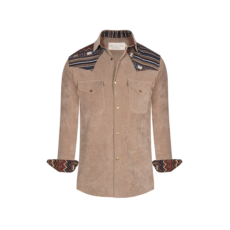 Maki Corduroy Shirt Khaki