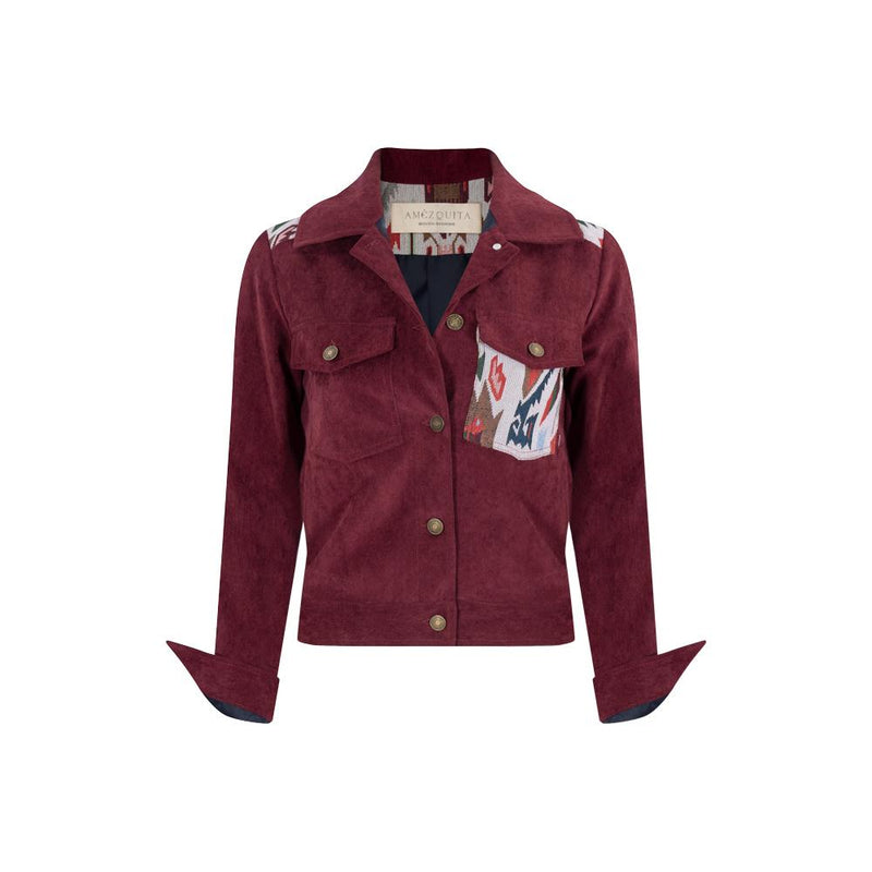 KYRA CORDUROY BURGUNDY