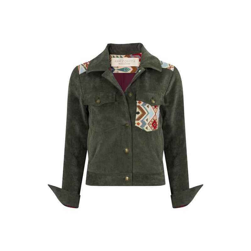 KYRA CORDUROY OLIVE GREEN