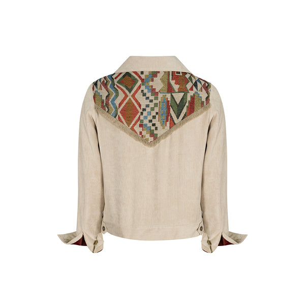KYRA CORDUROY JACKET TAN