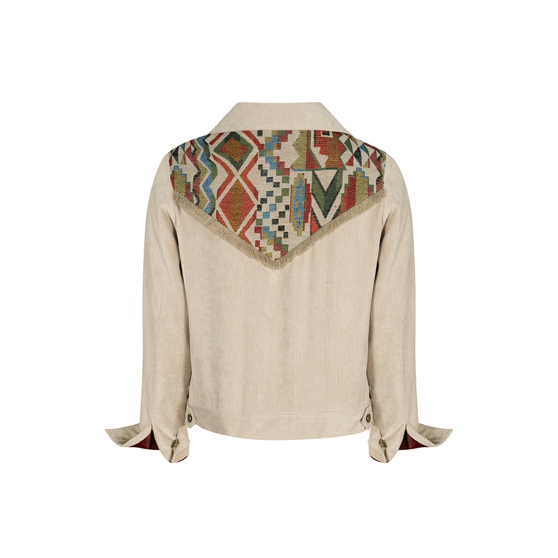 KYRA CORDUROY JACKET TAN