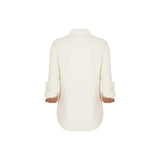 Maki Corduroy Shirt White