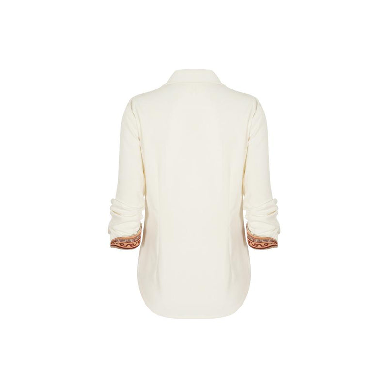 Maki Corduroy Shirt White