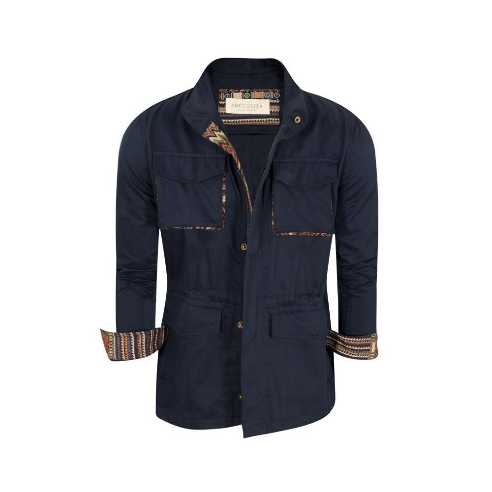 CHAQUETA FIELD REGULAR NASHVILLE AZUL OSCURO MULTICOLOR