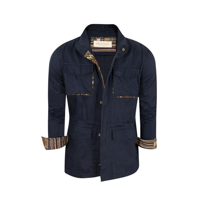 CHAQUETA FIELD REGULAR NASHVILLE AZUL OSCURO MULTICOLOR